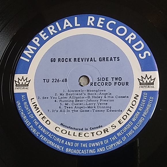 Various Artists, 60 Rock Revival Greats by the Original Stars - 4 LP's - Picture 10 of 10